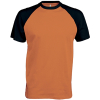 T-Shirt Bicolore Manches Courtes "Base Ball" Kariban K330