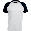 T-Shirt Bicolore Manches Courtes "Base Ball" Kariban K330