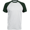 T-Shirt Bicolore Manches Courtes "Base Ball" Kariban K330
