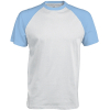 T-Shirt Bicolore Manches Courtes "Base Ball" Kariban K330