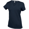 T-Shirt Col V Manches Courtes Femme Kariban K381