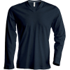T-Shirt V-neck Long sleeves Kariban K358