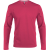 T-Shirt V-neck Long sleeves Kariban K358