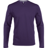 T-Shirt V-neck Long sleeves Kariban K358