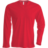 T-Shirt V-neck Long sleeves Kariban K358