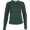 T-Shirt V-neck Long sleeves Woman Kariban K382