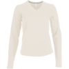 T-Shirt V-neck Long sleeves Woman Kariban K382