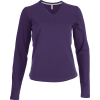 T-Shirt V-neck Long sleeves Woman Kariban K382