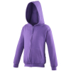 AWDis JH50J zipped hoodie for kids
