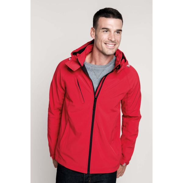 Veste Softshell capuche amovible Kariban K413