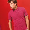 Polo with double bordered collar and sleeves Asquith & Fox AQ011