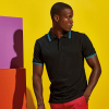 Polo with double bordered collar and sleeves Asquith & Fox AQ011