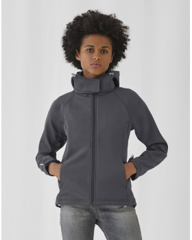 Softshell Jacket Hood Woman B&C JW937