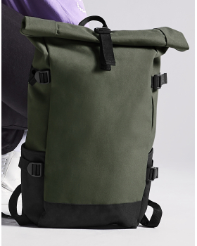 Block Roll-Top Backpack Bag Base BG858