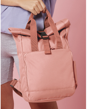 Recycled Mini Twin Handle Roll-Top Backpack Bag Base BG118S