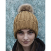 Epays Cap mit Pompon im gefälschten Pelz Beechfield B412