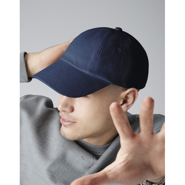 Low profile cap in Cotton Drill 6 panels Beechfield B58