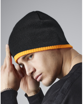 Two-Tone Beanie Knitted Hat Beechfield B44c