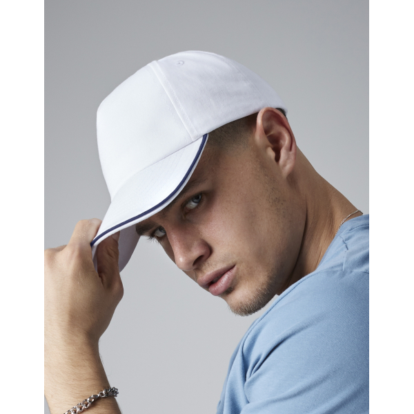 Authentic 5 Panel Cap - Piped Peak Beechfield B25c