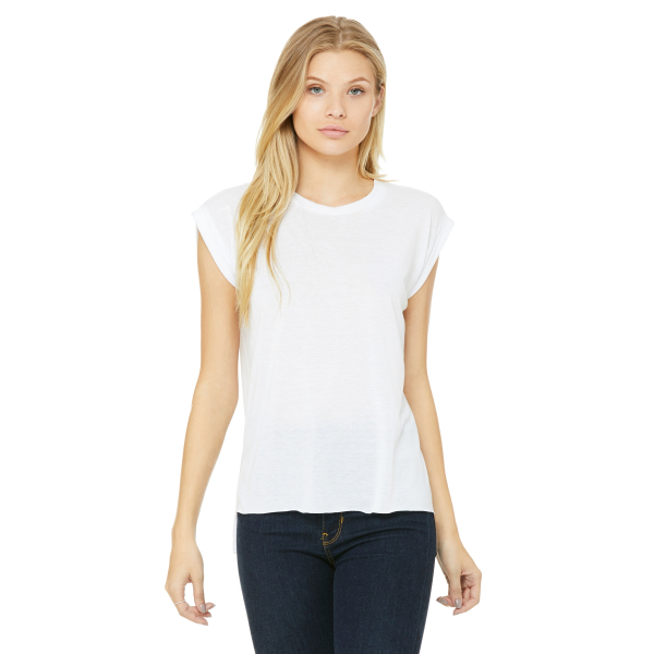 T-shirt Femme Ample Manches Roulées Bella 8804