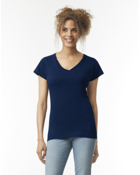 Women's T-Shirt Neck V Softstyle Gildan 64V00L