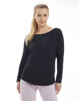 Women's Ample T-Shirt With Long Sleeves Mantis M97