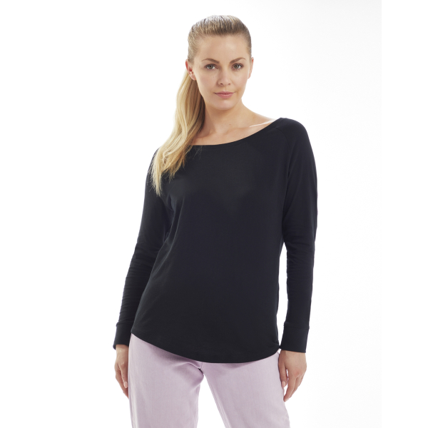Women's Ample T-Shirt With Long Sleeves Mantis M97