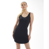 Langes Kleid T-Shirt in Jersey Mantis M116