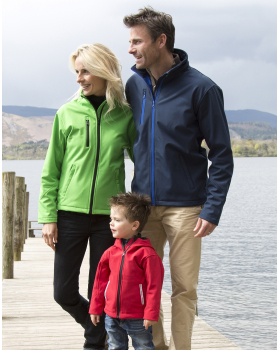 Kids TX Performance Hooded Softshell Jacket Result R224J/Y