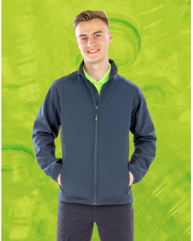 Veste Softshell Homme 2 Couches en Matière Recyclée Result R901M