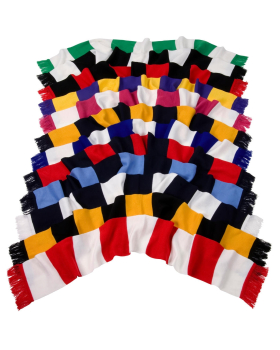 Bicolor scarfTeam Result R146X