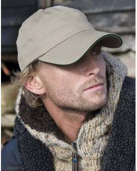 Casquette Sandwich en Coton Lourd Result Caps RC010P