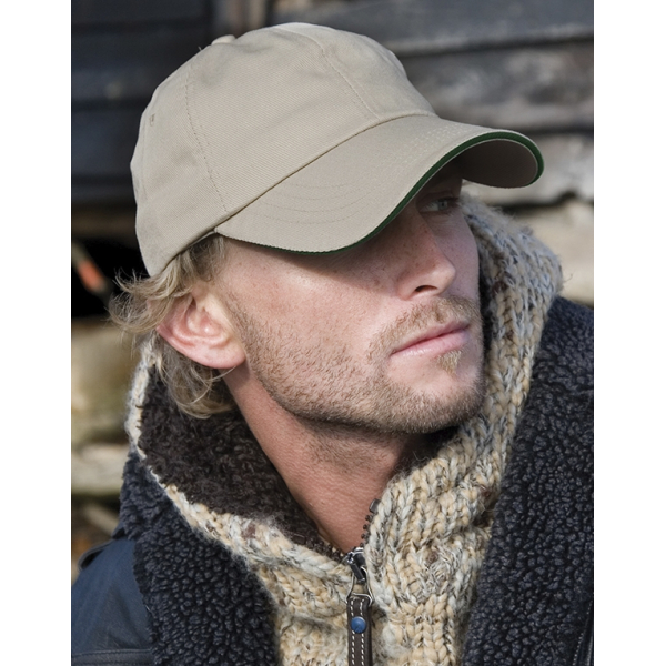 Casquette Sandwich en Coton Lourd Result Caps RC010P