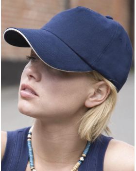Casquette Sandwich en Coton Brossé Result Caps RC050X