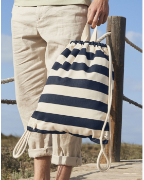 Sac de Gym Cordelettes Rayé Westford Mill W686