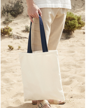 Sac en Coton Organique EarthAware™ avec Anses Contrastées Westford Mill W801C