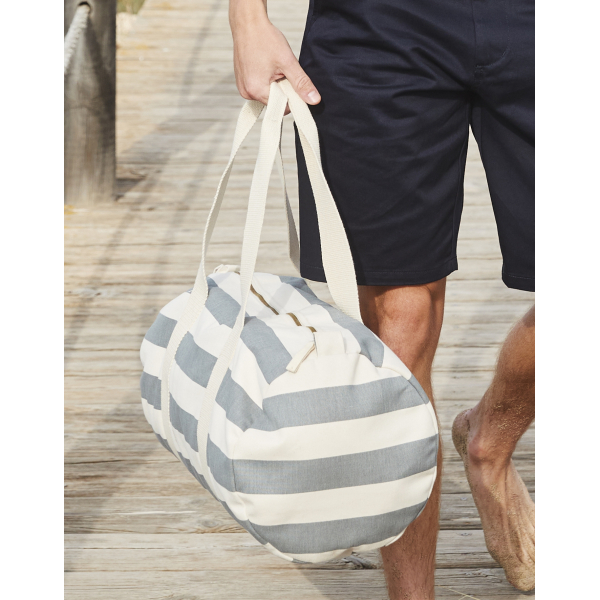 Striped Polochon Bag Westford Mill W688