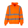 Sweatshirt 1/4 zip High Visibility HVK06