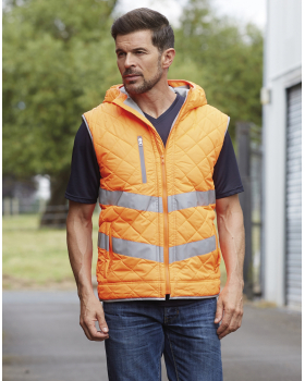 Bodywarmer Capuche Haute Visibilité Yoko HV007
