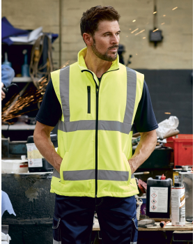 Bodywarmer Softshell Haute Visibilité HV006