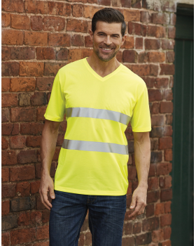 T-shirt col V Haute Visibilité Top Cool HVJ910
