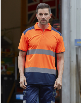 Polo Bicolore Haute Visibilité HVJ220