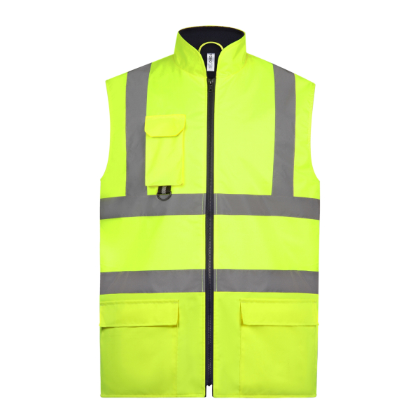  Bodywarmer Matelassé High Visibility HV005