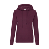 Sweatshirt Slight Hoodie for Women Fruit of the Loom 62-038-0
