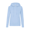 Sweatshirt Slight Hoodie for Women Fruit of the Loom 62-038-0