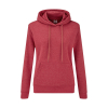 Sweatshirt Slight Hoodie for Women Fruit of the Loom 62-038-0