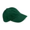 Men's low profile cap in brushed cotton 6 panels Beechfield B57