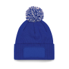 Bonnet à Pompon Avec Patch Personalisable Snowstar Beechfield B443