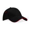 Men's Cap 5 contrasting sandwich panels Beechfield B15C
