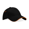 Men's Cap 5 contrasting sandwich panels Beechfield B15C